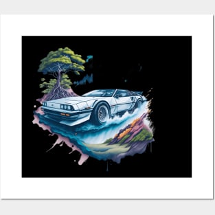 Summer Art DMC DeLorean Posters and Art